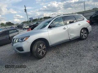 2017 Nissan Pathfinder SV z VIN 5N1DR2MN2HC672530, wystawiony jako Copart lot #51594215 z przebiegiem 124 636 mil mil oraz Szkoda całkowita • Salvage title. Historia ofert i sprzedaży dostępna na DreamBid. Obrazek 1.