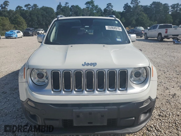 2018 Jeep Renegade Limited z VIN ZACCJADB6JPG74175, wystawiony jako Copart lot #55968915 z przebiegiem 147 595 mil mil oraz Czysty tytuł • Clean title. Historia ofert i sprzedaży dostępna na DreamBid. Obrazek 5.