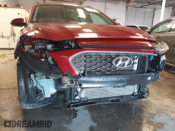 2021 Hyundai Kona Limited with VIN KM8K33A56MU601001, listed as a IAAI auction lot 41376076 with 33,169 mi miles. Bid and sale history available at carsss.com. Image 6.