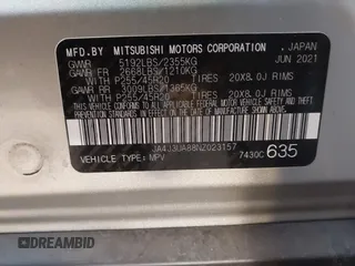 2022 Mitsubishi Outlander SE z VIN JA4J3UA88NZ023157, wystawiony jako IAAI lot #41357953 z przebiegiem 34 081 mil mil oraz . Historia ofert i sprzedaży dostępna na DreamBid. Obrazek 9.