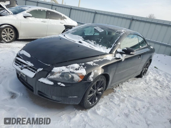 2010 Volvo C70 with VIN YV1672MC9AJ091846, listed as a Copart auction lot 46032705 with 164,663 mi miles and Salvage Title. Bid and sale history available at carsss.com. Image 1.
