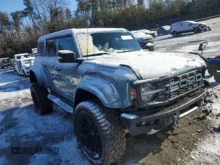 2023 Ford Bronco Raptor with VIN 1FMEE5JR7PLB91020, listed as a Copart auction lot 88630265 with 11,354 mi miles and Salvage Title. Bid and sale history available at carsss.com. Image 4.