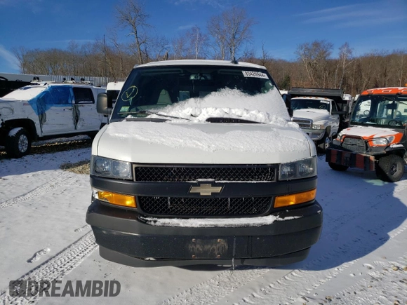 2019 Chevrolet Express Cargo Van with VIN 1GCWGBFP2K1182089, listed as a Copart auction lot 83420944 with 148,415 mi miles and Salvage Title. Bid and sale history available at carsss.com. Image 5.