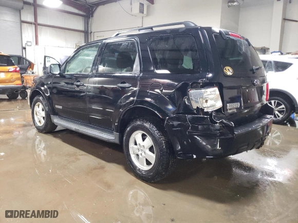 2008 Ford Escape XLT with VIN 1FMCU03168KB46761, listed as a Copart auction lot 49796935 with 91,545 mi miles and Salvage Title. Bid and sale history available at carsss.com. Image 2.