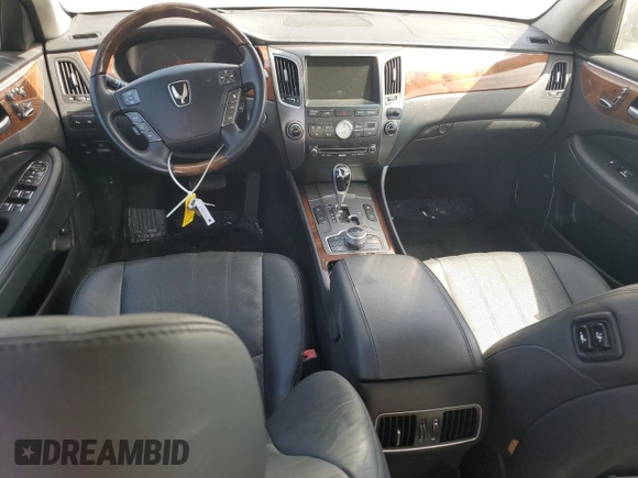 2013 Hyundai Equus Signature with VIN KMHGH4JH8DU063666, listed as a Copart auction lot 63621585 with Not provided miles and Clean title. Bid and sale history available at DreamBid. Image 8.