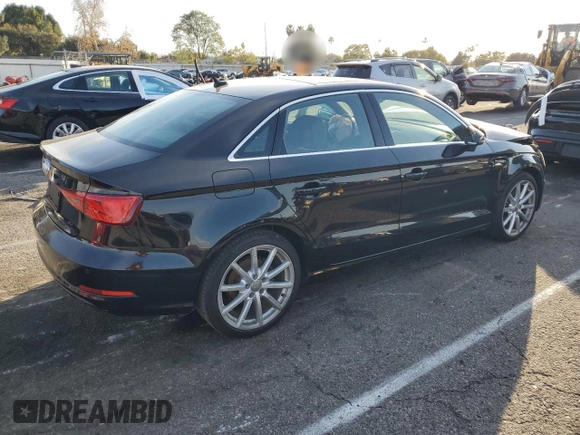 2016 Audi A3 1.8T Premium Plus with VIN WAUC7GFF2G1039901, listed as a Copart auction lot 45042995 with 73,212 mi miles and Salvage Title. Bid and sale history available at carsss.com. Image 3.