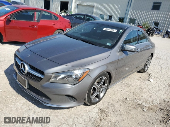 2018 Mercedes-Benz CLA 250 with VIN WDDSJ4GB4JN530163, listed as a Copart auction lot 63872105 with 146,211 mi miles and Clean title. Bid and sale history available at DreamBid. Image 1.