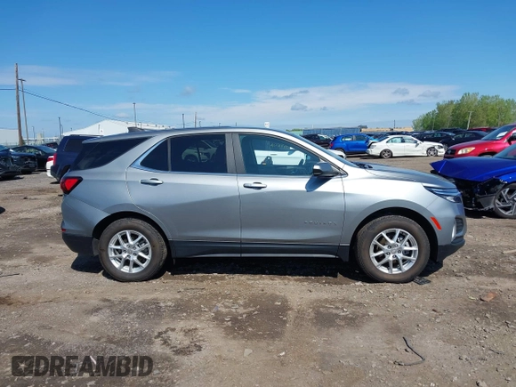 2023 Chevrolet Equinox LT with VIN 3GNAXTEG0PS202483, listed as a IAAI auction lot 42273650 with 21,430 mi miles and . Bid and sale history available at DreamBid. Image 13.