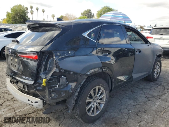 2020 Lexus NX with VIN JTJDJRDZ8L5005415, listed as a Copart auction lot 45761755 with 60,611 mi miles and Salvage Title. Bid and sale history available at carsss.com. Image 3.