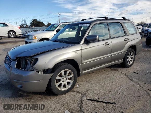 2006 Subaru Forester 2.5 X w/Premium Pkg with VIN JF1SG656X6H731152, listed as a Copart auction lot 41576145 with 186,127 mi miles and Salvage Title. Bid and sale history available at carsss.com. Image 1.