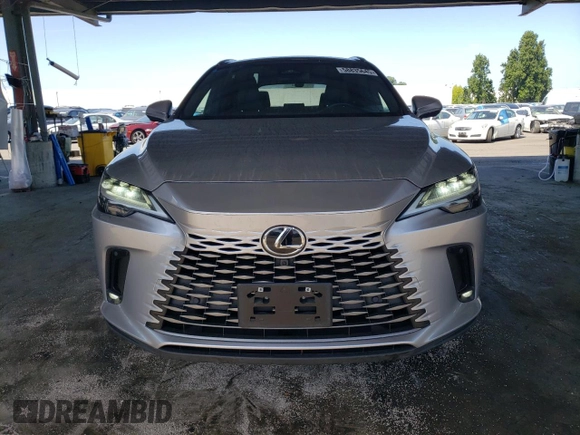 2024 Lexus RX 450h+ Luxury with VIN JTJCJMGA5R2012434, listed as a Copart auction lot 58835645 with 10,905 mi miles and Salvage title. Bid and sale history available at DreamBid. Image 5.