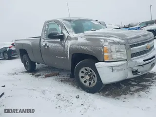 2013 Chevrolet Silverado 1500 Work Truck with VIN 1GCNKPEX1DZ195056, listed as a IAAI auction lot 41401746 with 168,209 mi miles. Bid and sale history available at carsss.com. Image 1.