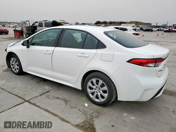 2022 Toyota Corolla LE with VIN 5YFEPMAE3NP380600, listed as a Copart auction lot 47675685 with 44,414 mi miles and Salvage Title. Bid and sale history available at DreamBid. Image 2.