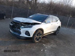 2022 Chevrolet Blazer RS with VIN 3GNKBKRS8NS214678, listed as a IAAI auction lot 41307953 with 23,114 mi miles and . Bid and sale history available at DreamBid. Image 17.