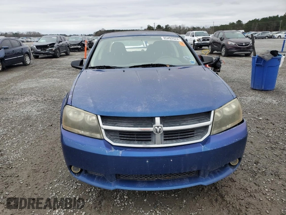 2009 Dodge Avenger SXT with VIN 1B3LC56B09N519917, listed as a Copart auction lot 85492024 with 186,290 mi miles and Salvage Title. Bid and sale history available at DreamBid. Image 5.