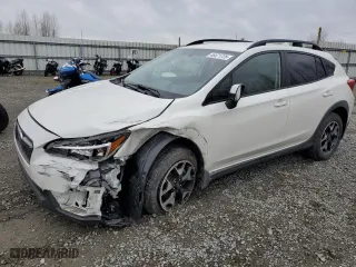 2019 Subaru Crosstrek Premium with VIN JF2GTACC2KH254784, listed as a Copart auction lot 46471725 with 43,607 mi miles and Salvage Title. Bid and sale history available at carsss.com. Image 1.