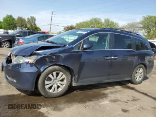 2017 Honda Odyssey EX-L with VIN 5FNRL5H63HB003136, listed as a Copart auction lot 54723185 with 183,321 mi miles and Salvage Title. Bid and sale history available at DreamBid. Image 1.