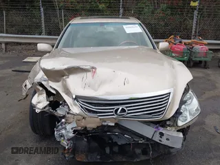 2005 Lexus LS 430 with VIN JTHBN36F255015647, listed as a IAAI auction lot 41863620 with 104,817 mi miles and . Bid and sale history available at DreamBid. Image 6.