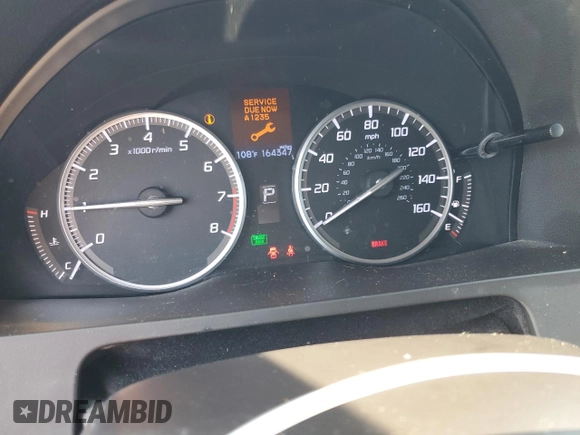 2015 Acura RDX Technology with VIN 5J8TB4H52FL001187, listed as a Copart auction lot 55629665 with 164,347 mi miles and Clean title. Bid and sale history available at DreamBid. Image 9.
