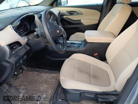 2023 Chevrolet Traverse LS with VIN 1GNEVFKW1PJ201929, listed as a Copart auction lot 42561545 with 56,165 mi miles and Salvage Title. Bid and sale history available at carsss.com. Image 7.