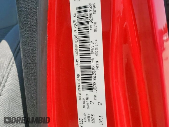 2008 Jeep Wrangler Rubicon z VIN 1J8GA69168L551367, wystawiony jako Copart lot #59166875 z przebiegiem Nie podano mil oraz Czysty tytuł • Clean title. Historia ofert i sprzedaży dostępna na DreamBid. Obrazek 13.