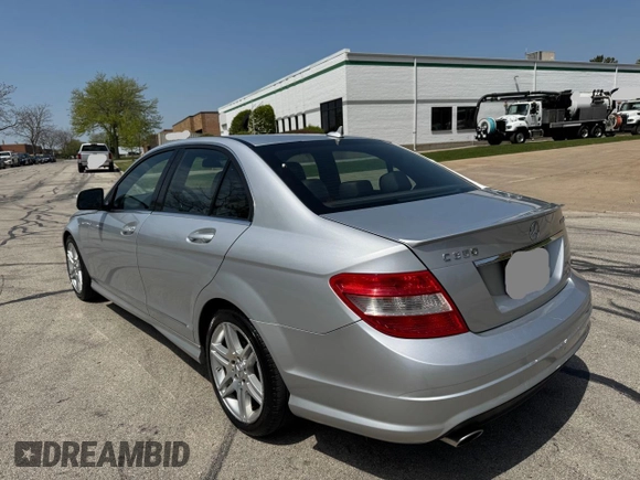 2008 Mercedes-Benz C 350 Sport with VIN WDDGF56XX8R039755, listed as a Copart auction lot 56783765 with 190,494 mi miles and Clean Title. Bid and sale history available at DreamBid. Image 3.