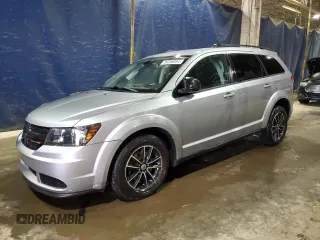 2018 Dodge Journey SE with VIN 3C4PDCAB6JT520826, listed as a Copart auction lot 86358084 with 121,342 mi miles and Clean Title. Bid and sale history available at carsss.com. Image 1.
