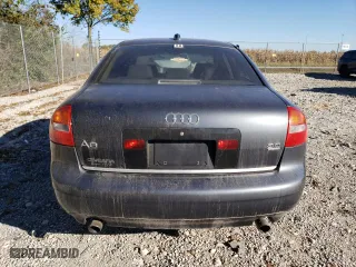 2004 Audi A6 3.0L with VIN WAULT64B34N068155, listed as a Copart auction lot 76732894 with 163,442 mi miles and Salvage Title. Bid and sale history available at carsss.com. Image 6.