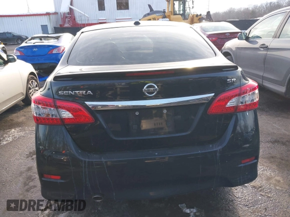 2015 Nissan Sentra S with VIN 3N1AB7APXFY262340, listed as a IAAI auction lot 41257827 with Not Provided miles. Bid and sale history available at carsss.com. Image 16.