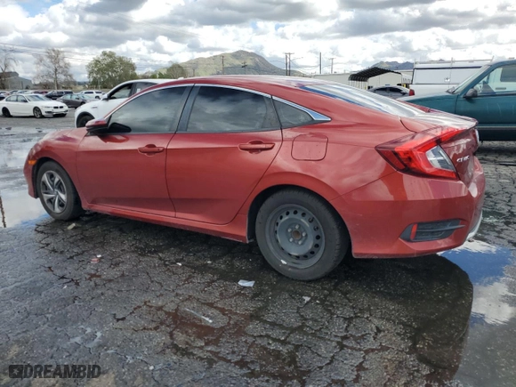 2020 Honda Civic Sedan LX with VIN 2HGFC2F63LH566809, listed as a Copart auction lot 49154305 with 0 mi miles and Salvage Title. Bid and sale history available at carsss.com. Image 2.