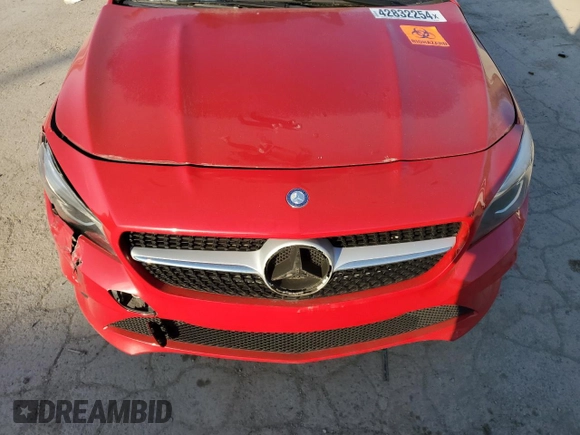 2014 Mercedes-Benz CLA 250 with VIN WDDSJ4EB4EN037785, listed as a Copart auction lot 42832254 with Not provided miles and Salvage title. Bid and sale history available at DreamBid. Image 11.
