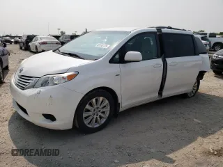 2016 Toyota Sienna LE with VIN 5TDJK3DC5GS134188, listed as a Copart auction lot 59168125 with 111,471 mi miles and Salvage title. Bid and sale history available at DreamBid. Image 1.