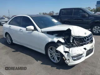 2014 Mercedes-Benz C 250 Sport with VIN WDDGF4HB0EG162208, listed as a IAAI auction lot 42282529 with 91,399 mi miles and . Bid and sale history available at DreamBid. Image 1.