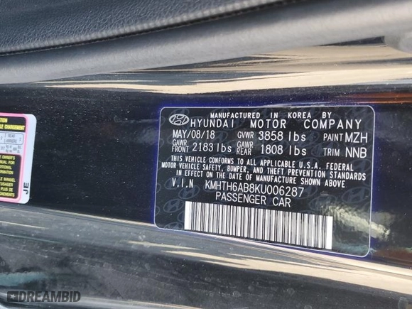 2019 Hyundai Veloster Turbo R-Spec with VIN KMHTH6AB8KU006287, listed as a Copart auction lot 79017114 with 71,751 mi miles and Salvage Title. Bid and sale history available at carsss.com. Image 12.