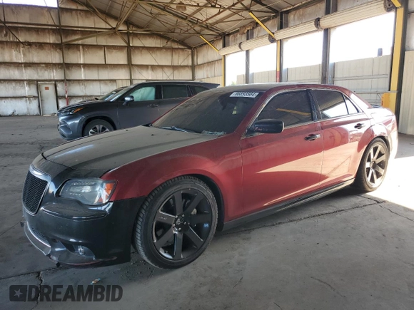 2012 Chrysler 300 SRT8 with VIN 2C3CCAFJ2CH800779, listed as a Copart auction lot 66893584 with 54,685 mi miles and Clean Title. Bid and sale history available at carsss.com. Image 1.