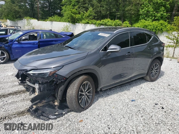 2025 Lexus NX 250 Premium with VIN 2T2GDCAZ6SC018833, listed as a Copart auction lot 54430815 with 13,431 mi miles and Salvage title. Bid and sale history available at DreamBid. Image 1.