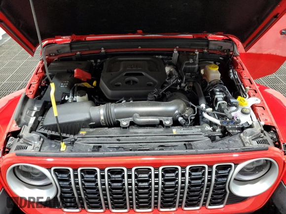 2025 Jeep Wrangler Sahara с VIN 1C4PJXEN8SW575908, выставлен на аукционе Copart как лот 61501965 с пробегом 6 989 миль миль и Чистый • Clean title. История ставок и продаж доступна на DreamBid. Изображение 12.