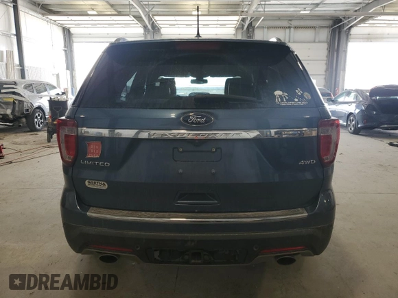 2018 Ford Explorer Limited with VIN 1FM5K8F83JGC77841, listed as a Copart auction lot 51765965 with 145,624 mi miles and Salvage Title. Bid and sale history available at carsss.com. Image 6.