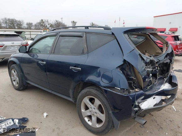 2005 Nissan Murano SL with VIN JN8AZ08T65W310932, listed as a IAAI auction lot 41516168 with 162,506 mi miles. Bid and sale history available at carsss.com. Image 3.