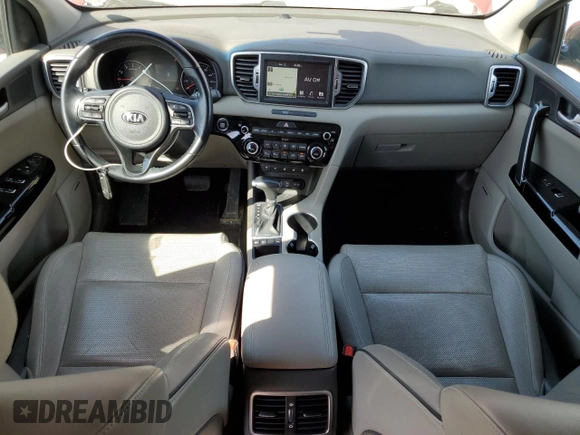 2018 Kia Sportage EX with VIN KNDPN3AC6J7372364, listed as a Copart auction lot 52946745 with 84,070 mi miles and Salvage Title. Bid and sale history available at DreamBid. Image 8.
