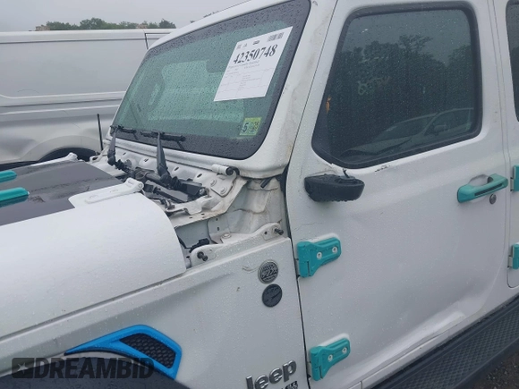 2019 Jeep Wrangler Unlimited Sport S with VIN 1C4HJXDG3KW504364, listed as a IAAI auction lot 42350748 with 109,524 mi miles and . Bid and sale history available at DreamBid. Image 6.