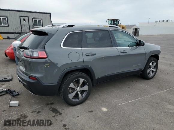 2020 Jeep Cherokee Limited with VIN 1C4PJMDN7LD624741, listed as a Copart auction lot 50826765 with 63,750 mi miles and Salvage title. Bid and sale history available at DreamBid. Image 3.