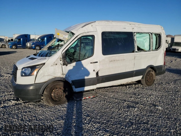 2018 Ford Transit Passenger XL z VIN 1FBZX2CM2JKA87942, wystawiony jako Copart lot #41504435 z przebiegiem 72 729 mil mil oraz Szkoda całkowita • Salvage title. Historia ofert i sprzedaży dostępna na DreamBid. Obrazek 1.