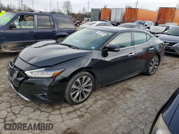 2020 Nissan Maxima Platinum with VIN 1N4AA6FVXLC365690, listed as a Copart auction lot 86352874 with 44,462 mi miles and Salvage Title. Bid and sale history available at DreamBid. Image 1.