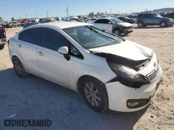 2015 Kia Rio EX with VIN KNADN4A35F6427387, listed as a Copart auction lot 84731584 with 146,405 mi miles and Salvage Title. Bid and sale history available at carsss.com. Image 4.