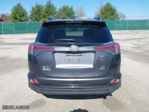 2018 Toyota RAV4 LE with VIN JTMBFREV8JJ208977, listed as a IAAI auction lot 41885547 with 66,263 mi miles. Bid and sale history available at carsss.com. Image 16.
