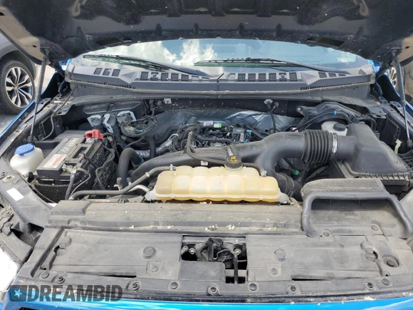 2019 Ford F-150 XL with VIN 1FTEW1EP8KFC61814, listed as a Copart auction lot 57703735 with 105,273 mi miles and Salvage title. Bid and sale history available at DreamBid. Image 11.