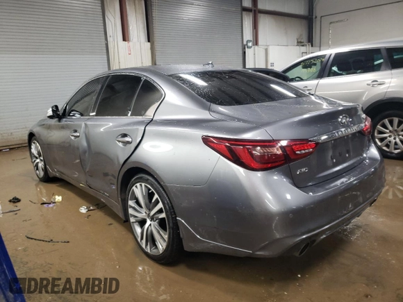 2021 Infiniti Q50 3.0t SIGNATURE EDITION with VIN JN1EV7CR8MM752105, listed as a Copart auction lot 87200854 with 31,779 mi miles and Salvage Title. Bid and sale history available at carsss.com. Image 2.