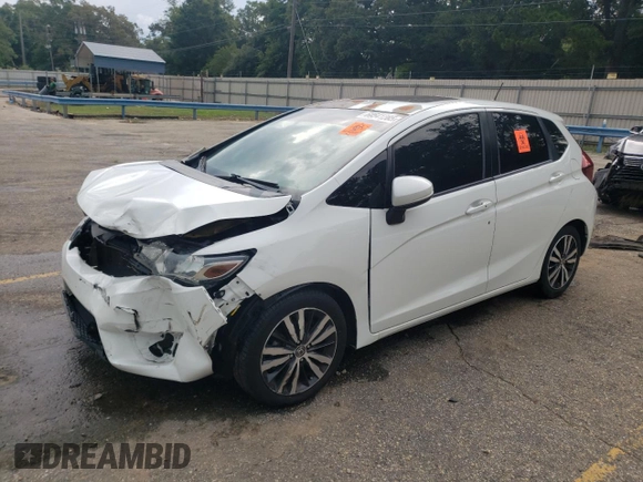 2015 Honda Fit EX-L with VIN 3HGGK5H84FM768913, listed as a Copart auction lot 60541285 with 107,886 mi miles and Salvage title. Bid and sale history available at DreamBid. Image 1.