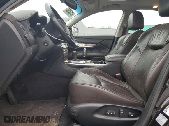 2011 Infiniti M with VIN JN1BY1AR5BM372565, listed as a Copart auction lot 84154384 with 318,255 mi miles and Salvage Title. Bid and sale history available at carsss.com. Image 7.